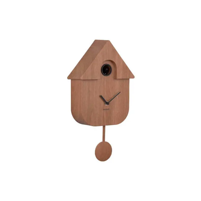 Present Time Wall Clock Modern Cuckoo Print